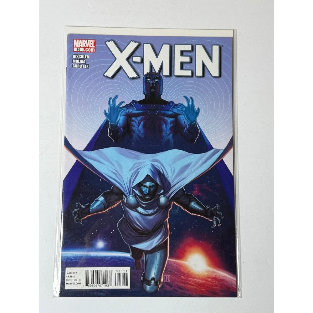 Marvel X-Men 16 Magneto Doctor‎ Doom Jorge Molina Cover 2011 Direct Edition